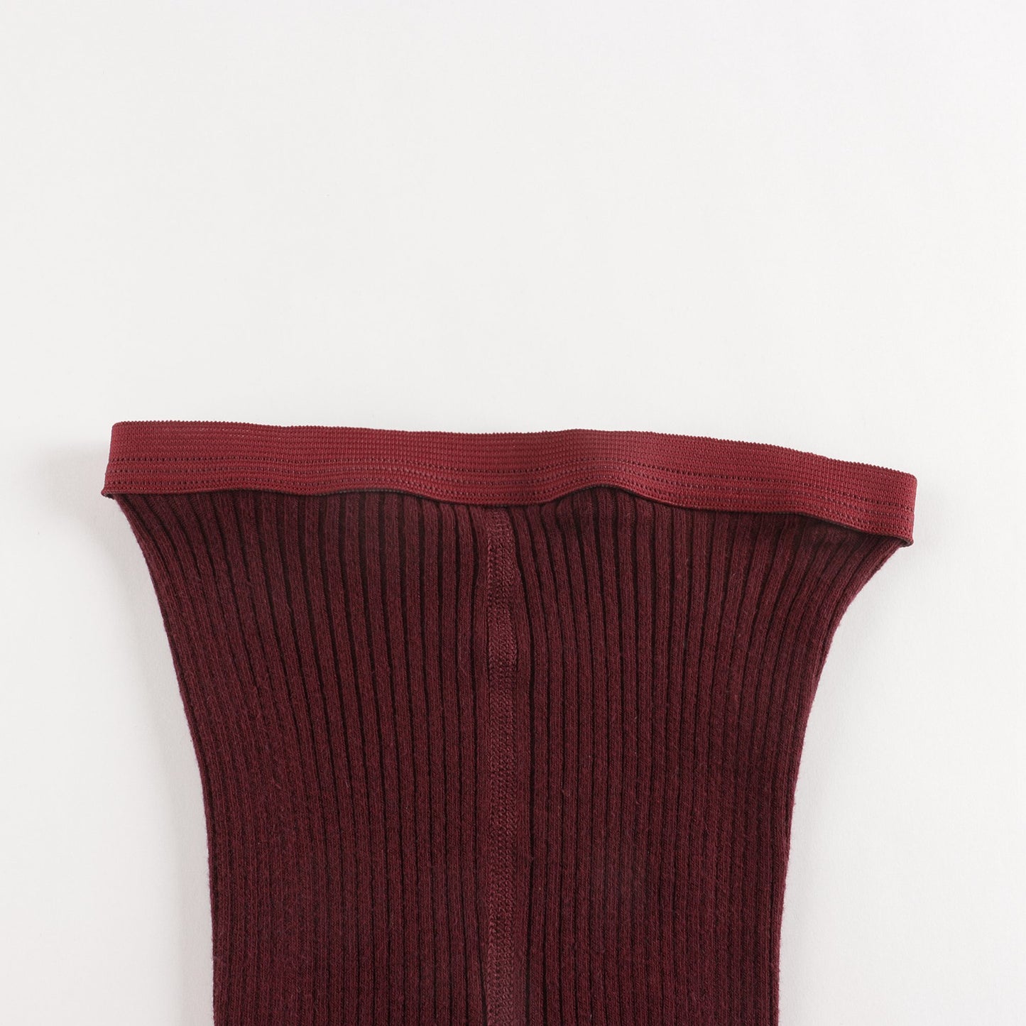 女童紫红色棉连裤袜