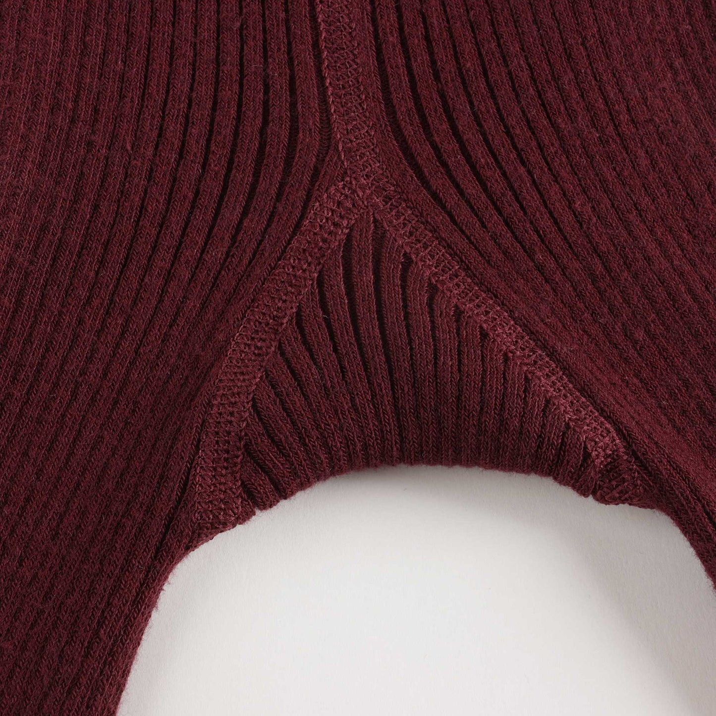 女童紫红色棉连裤袜