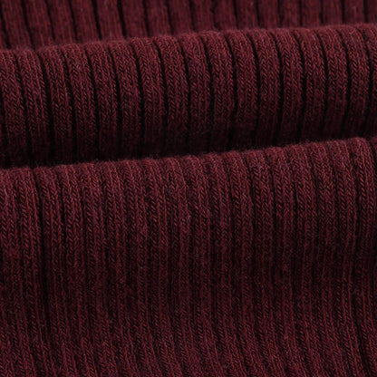 女童紫红色棉连裤袜