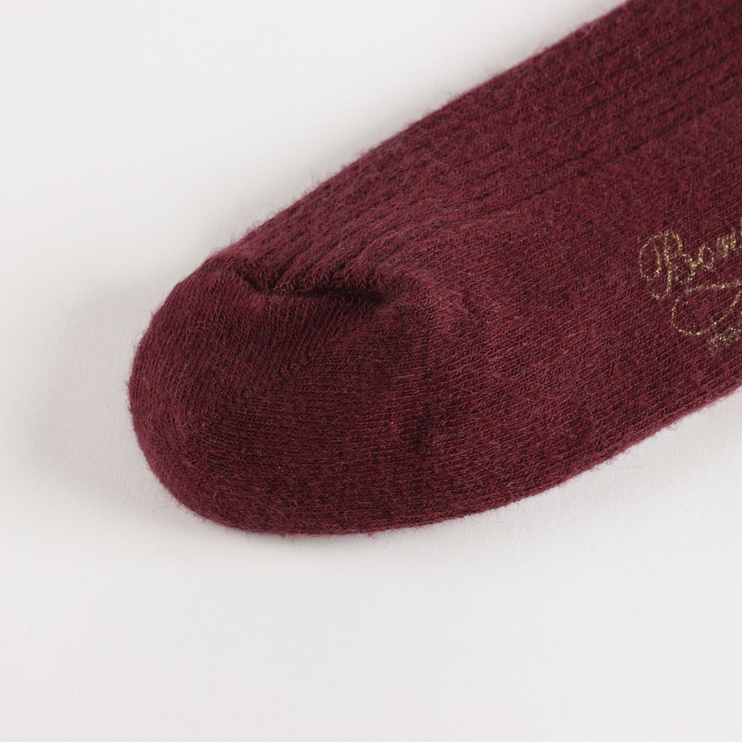 女童紫红色棉连裤袜