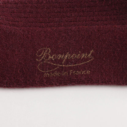 女童紫红色棉连裤袜