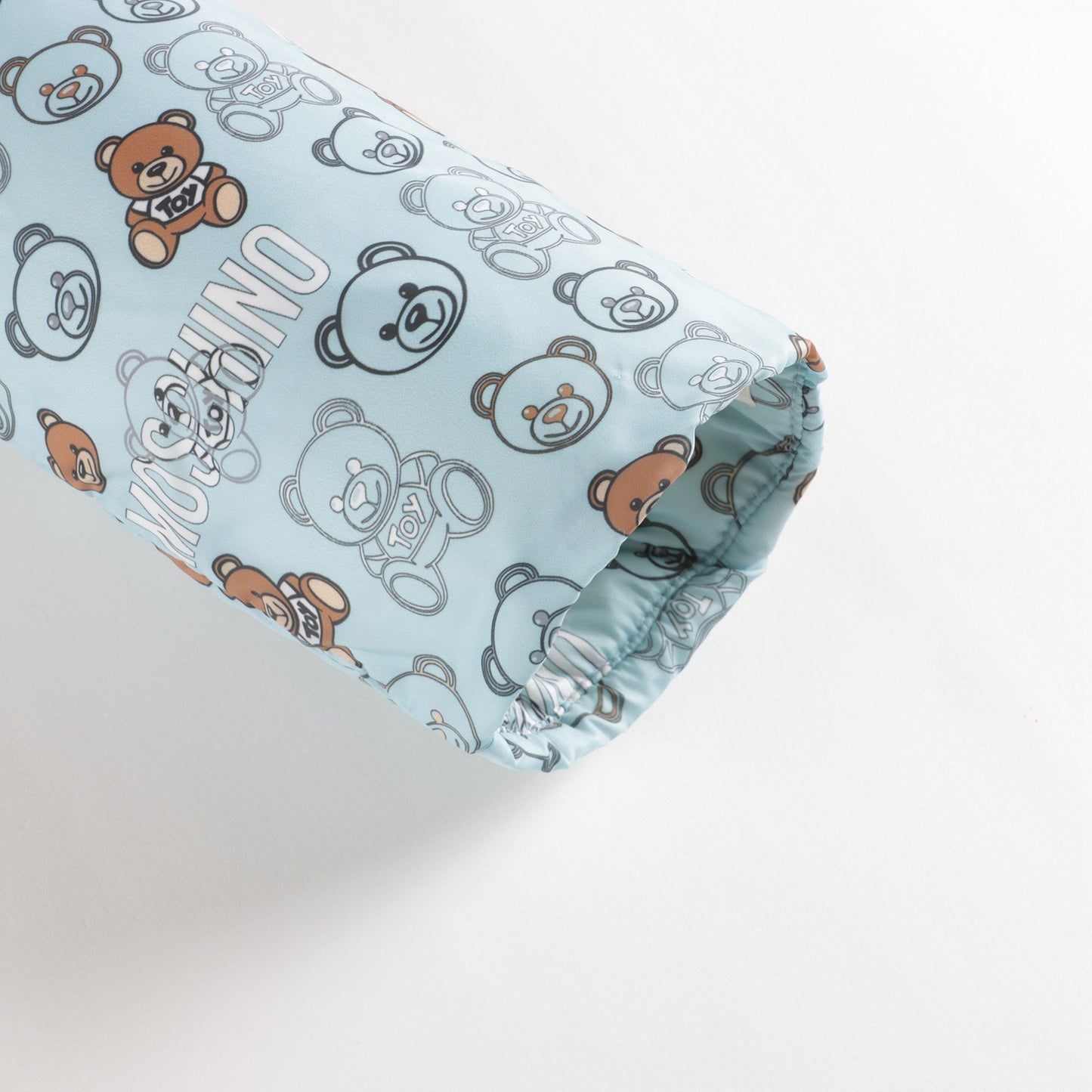 女婴蓝色印花羽绒夹克