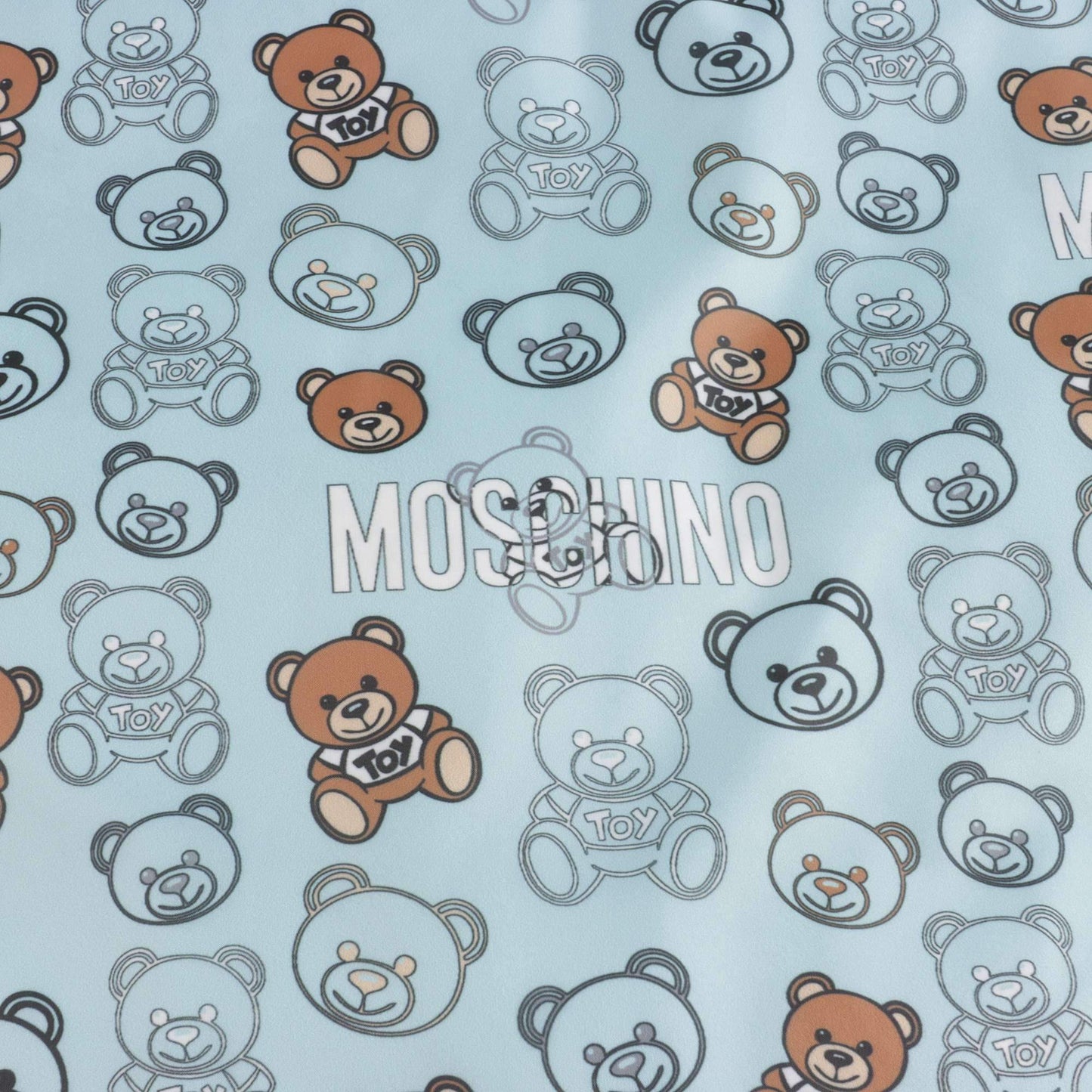 女婴蓝色印花羽绒夹克