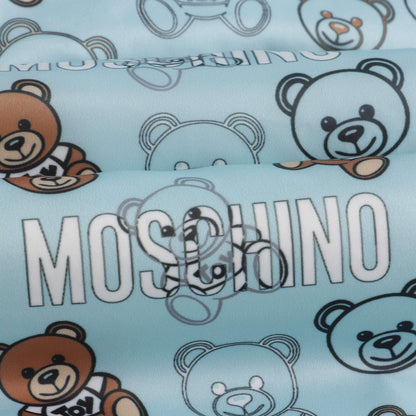 女婴蓝色印花羽绒夹克