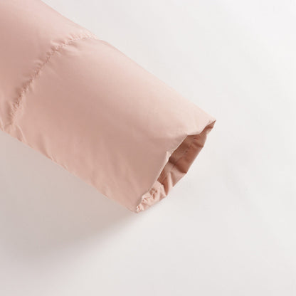 女童粉色羽绒服