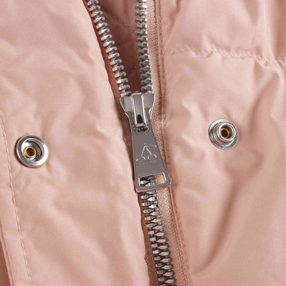 女童粉色羽绒服