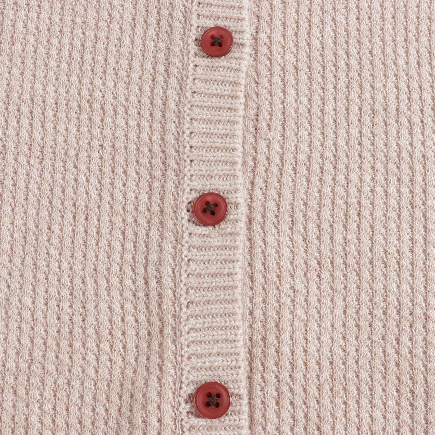 Girls Camel Cotton Cardigan