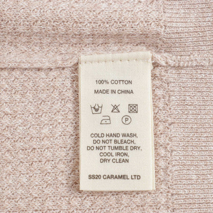 Girls Camel Cotton Cardigan