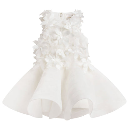 Girls White 'It鈥檚 magic' Dress