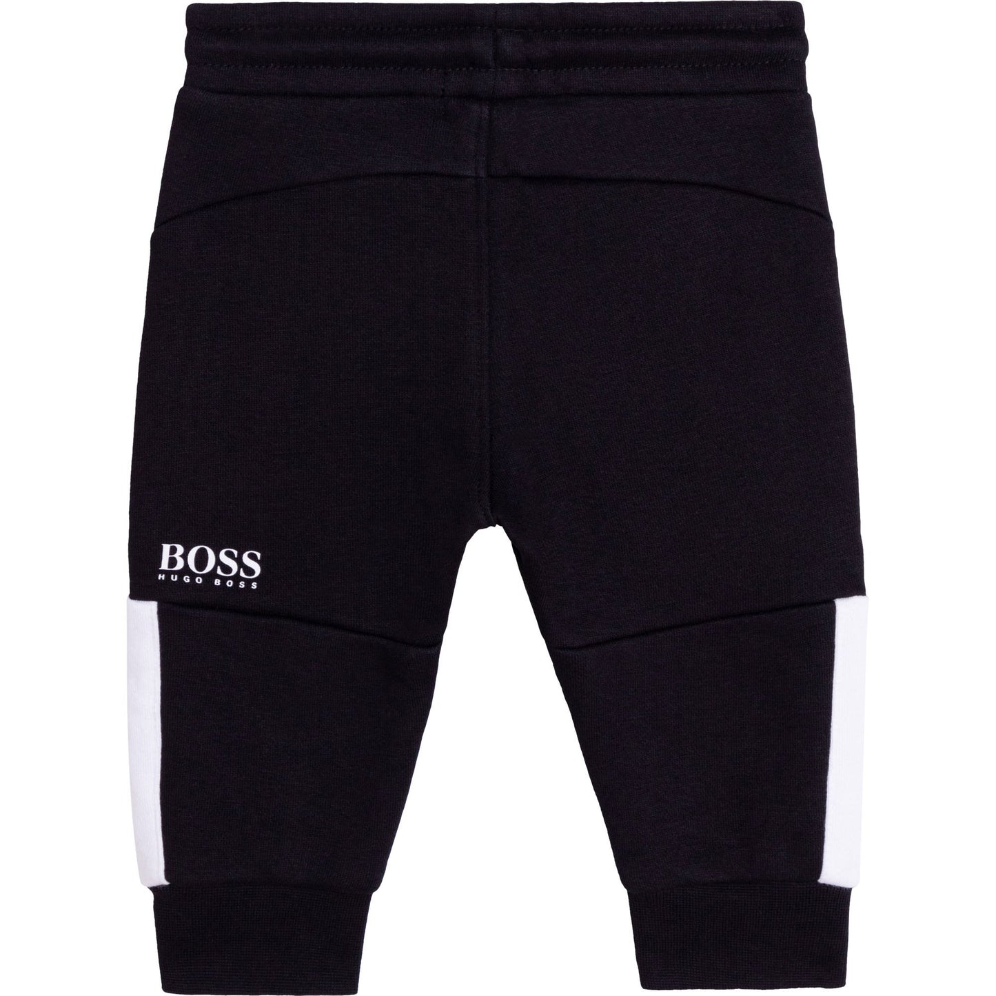 女婴黑色Logo棉长裤