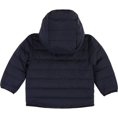 Baby Boys Navy Reversible Padded Down Coat
