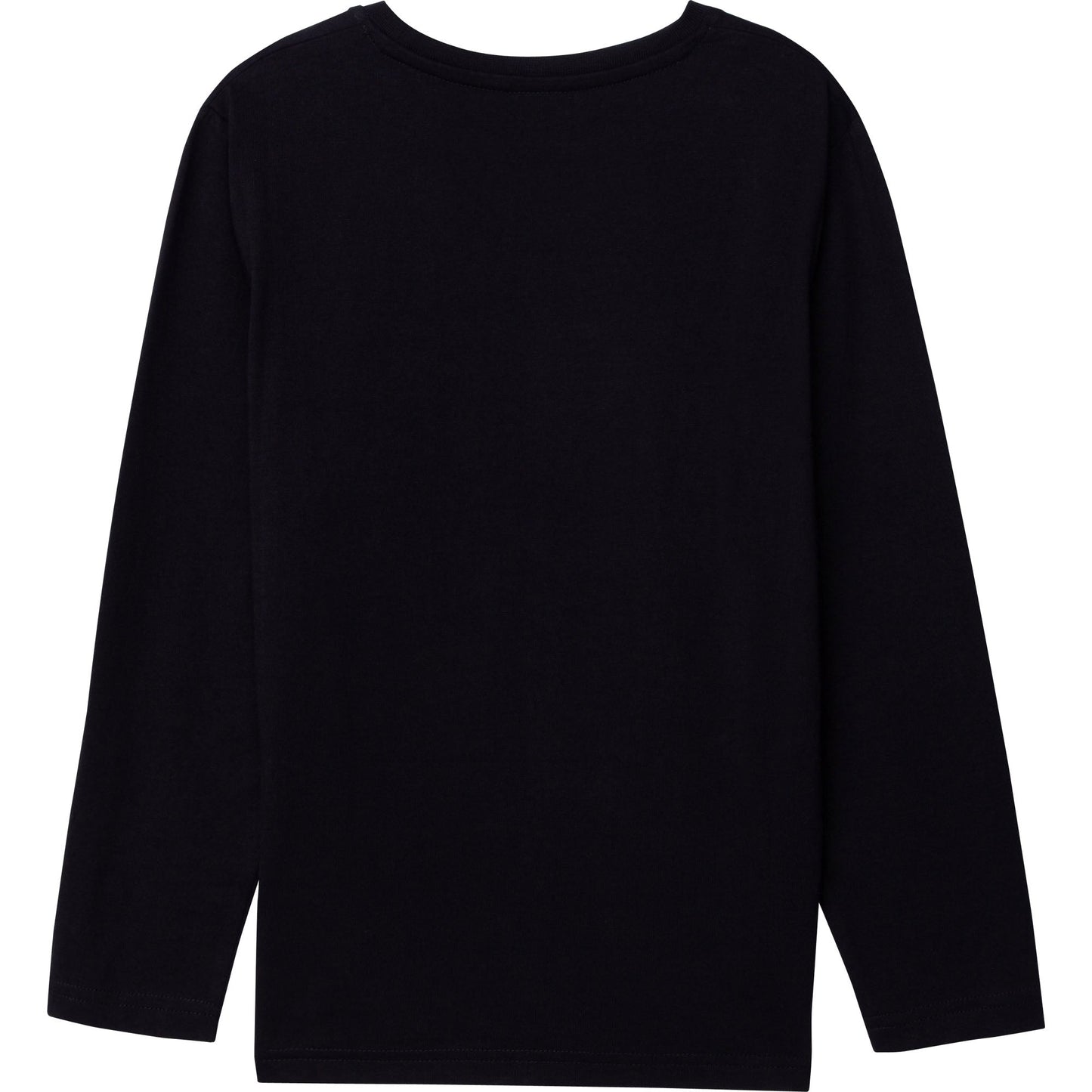 Boys Black Logo Cotton T-Shirt