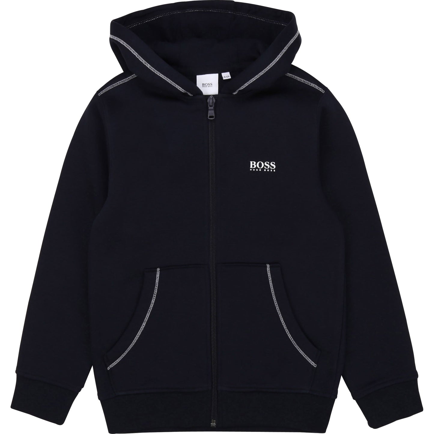 Boys Dark Navy Jogging Cardigan
