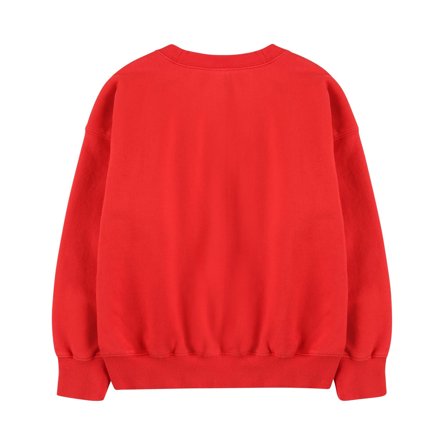 儿童红色印花棉卫衣