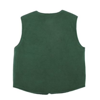 儿童绿色&橙色双面马甲