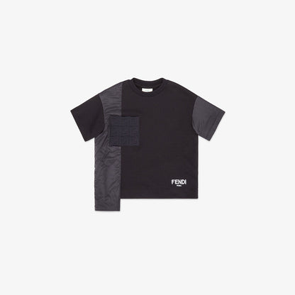 儿童黑色棉T恤