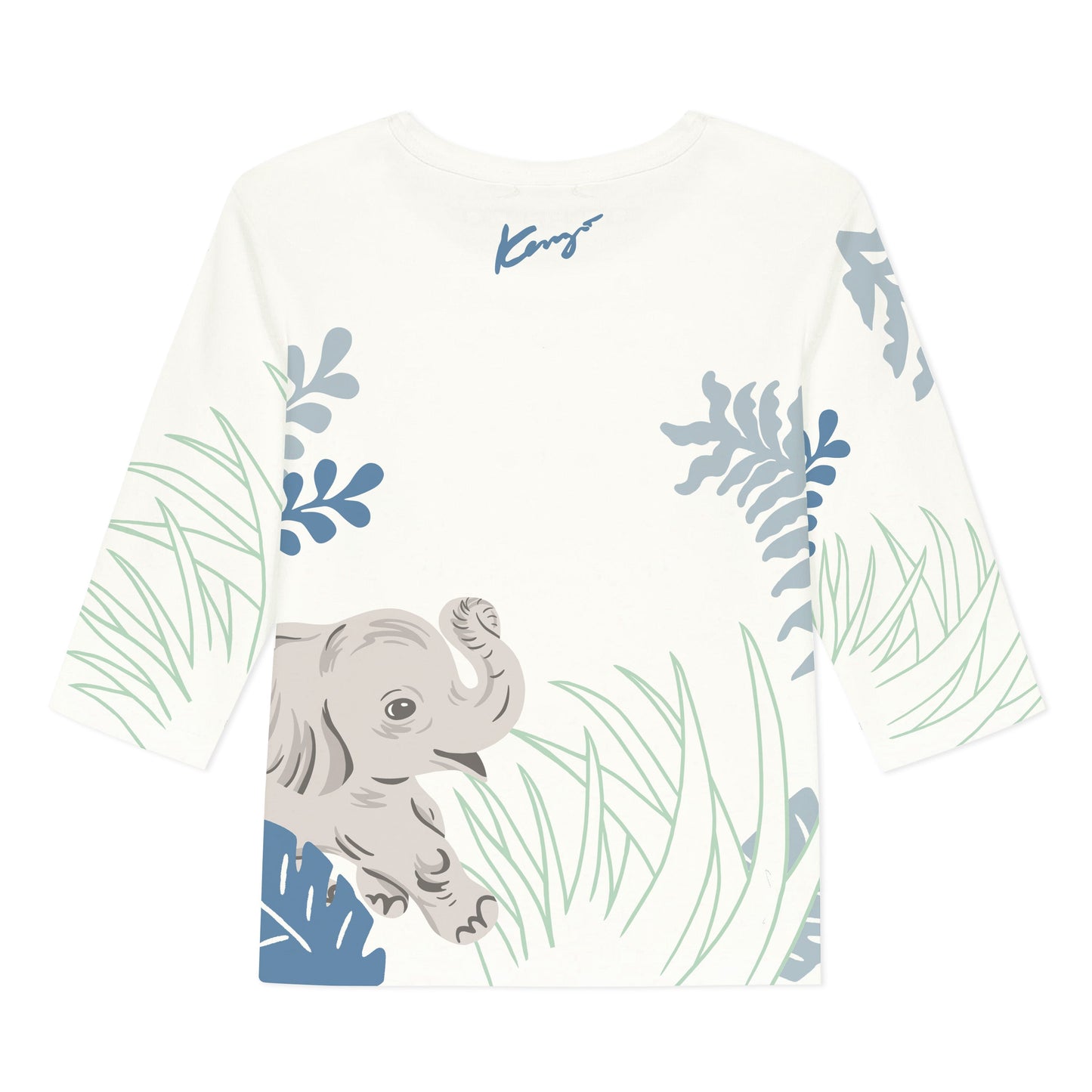 男婴白色&灰色棉套装