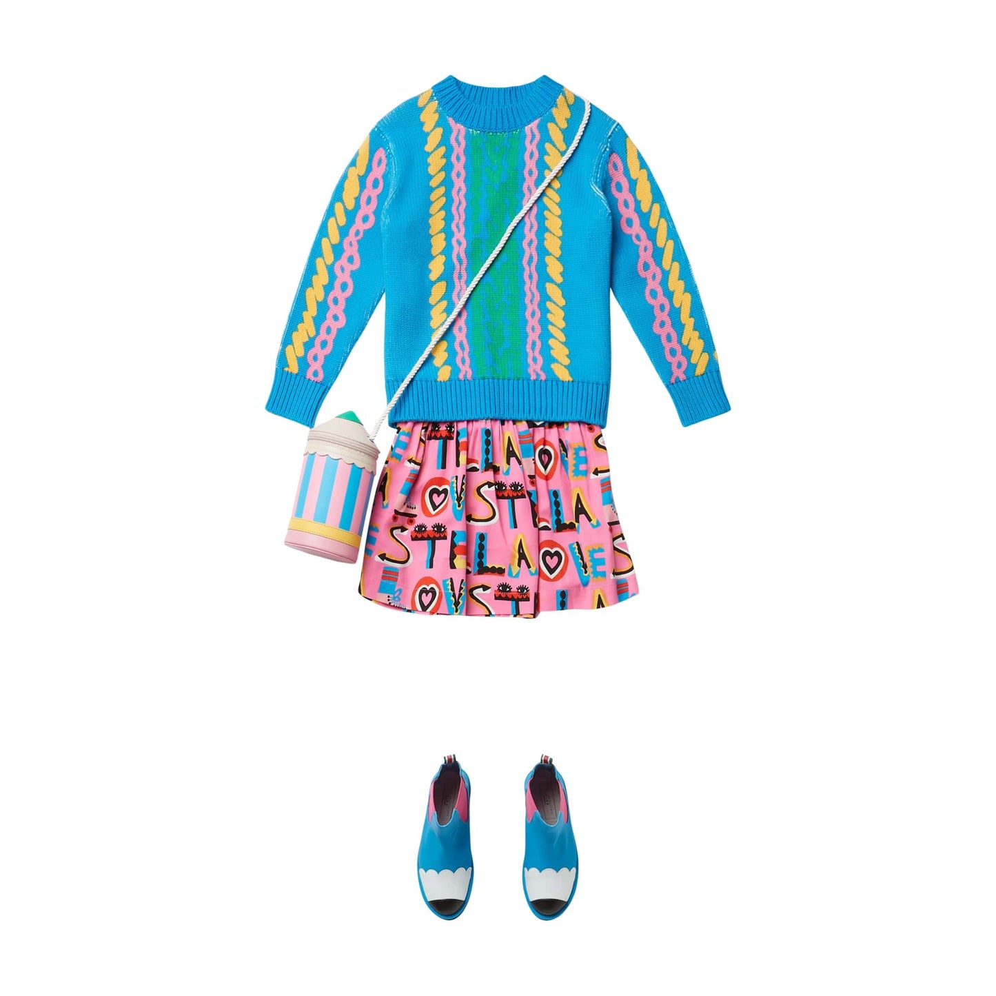 女童粉色铅笔单肩包