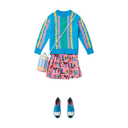 女童粉色铅笔单肩包