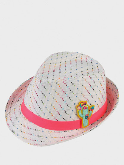 Girls Pink Cactus Hat