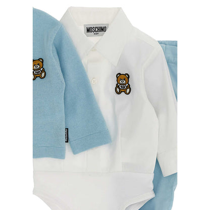 男婴蓝色礼盒套装