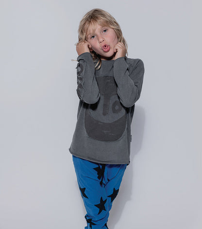 Boys & Girls Blue Star Baggy Trousers
