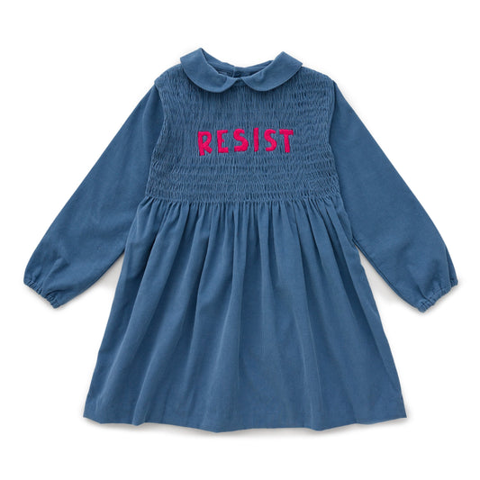 Baby Girls Midnight Blue Peter Pan Collar Dress