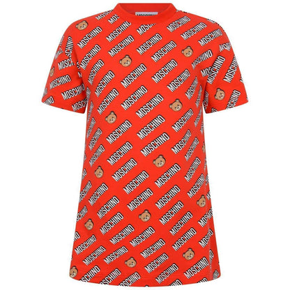 Girls Red Logo Dress