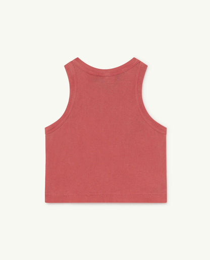 Baby Boys & Girls Red Dolphin Cotton Vest