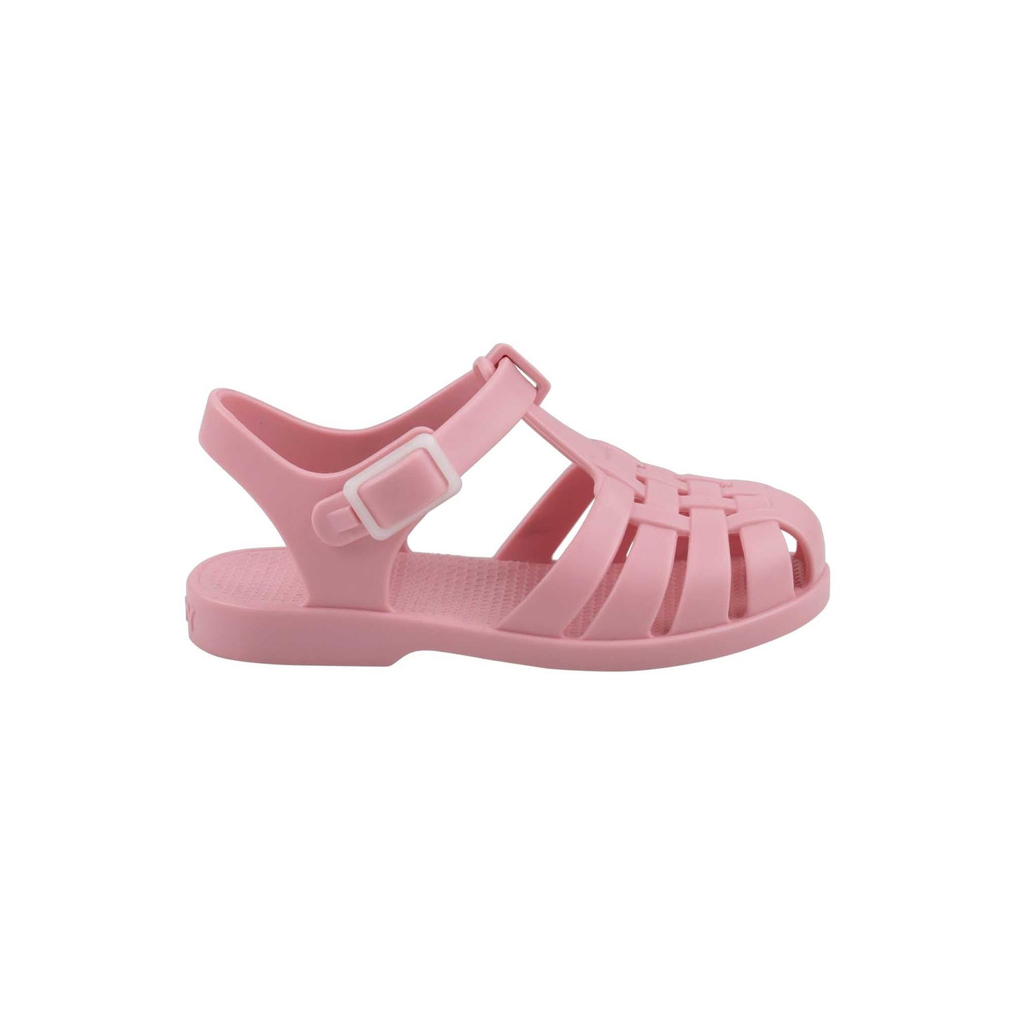 女童粉色果冻凉鞋