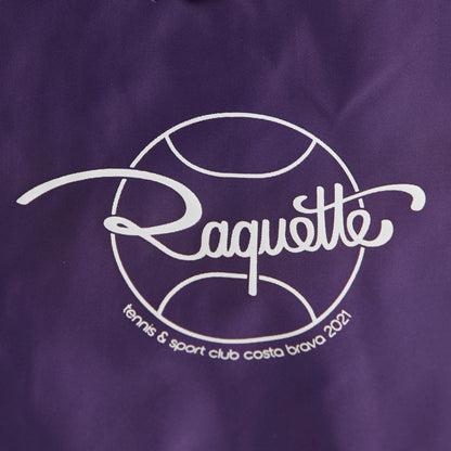 儿童紫色Logo夹克