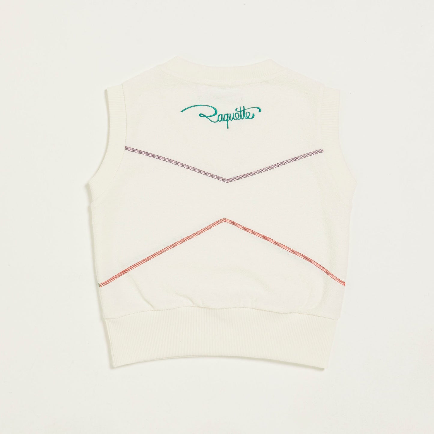 儿童白色棉背心