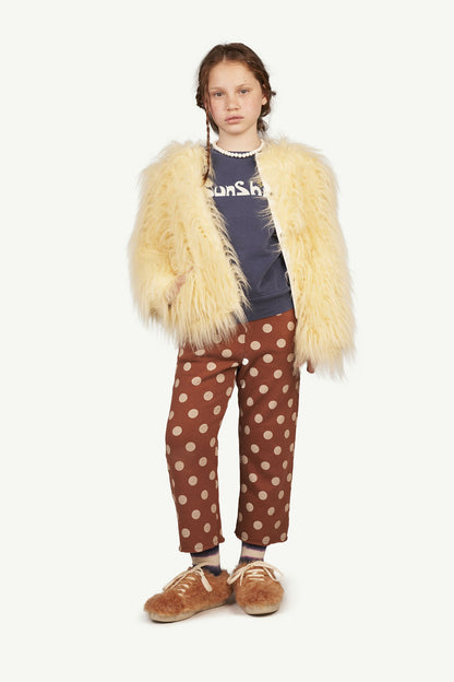 女童米色Logo夹克