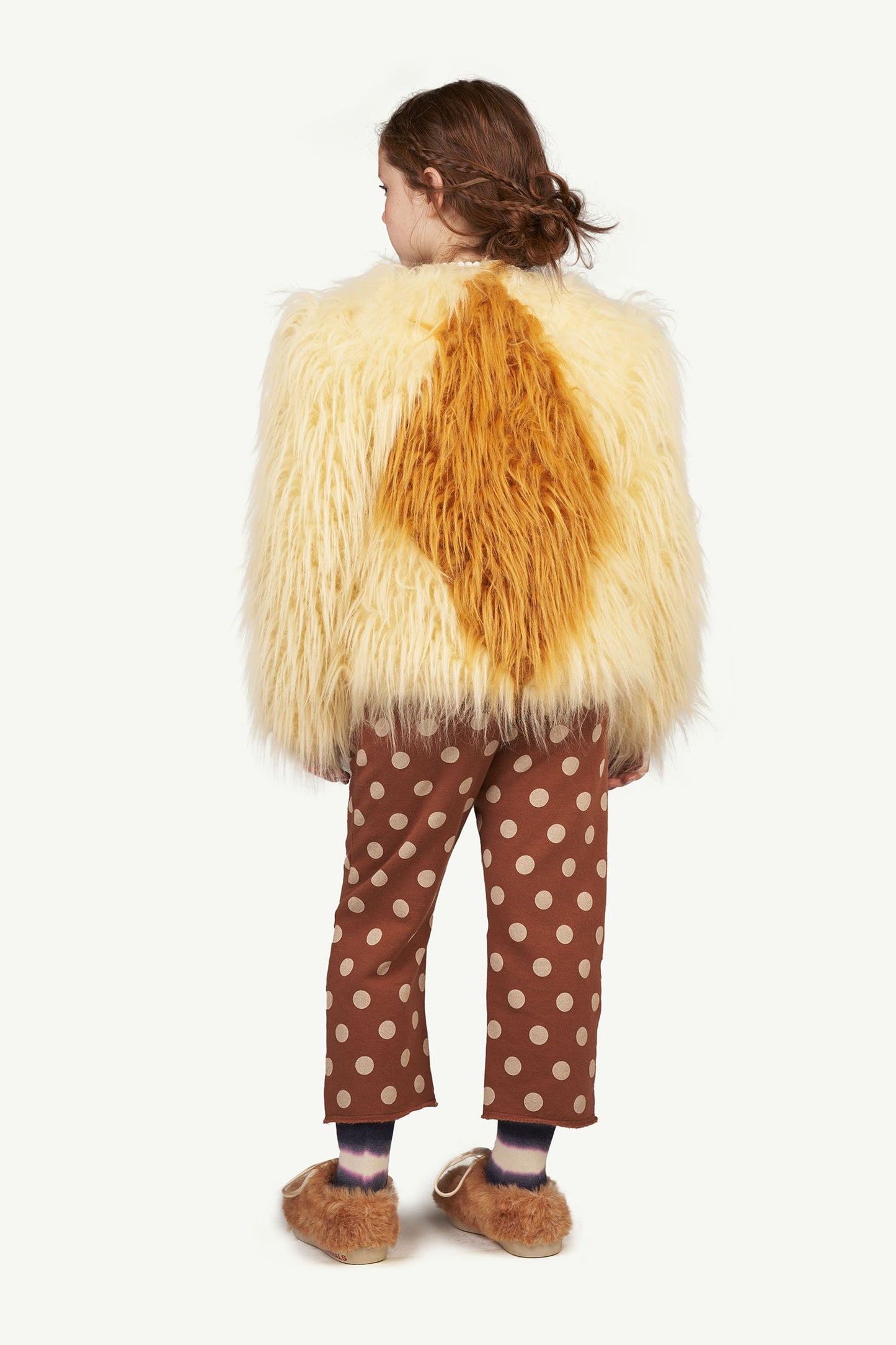 女童米色Logo夹克