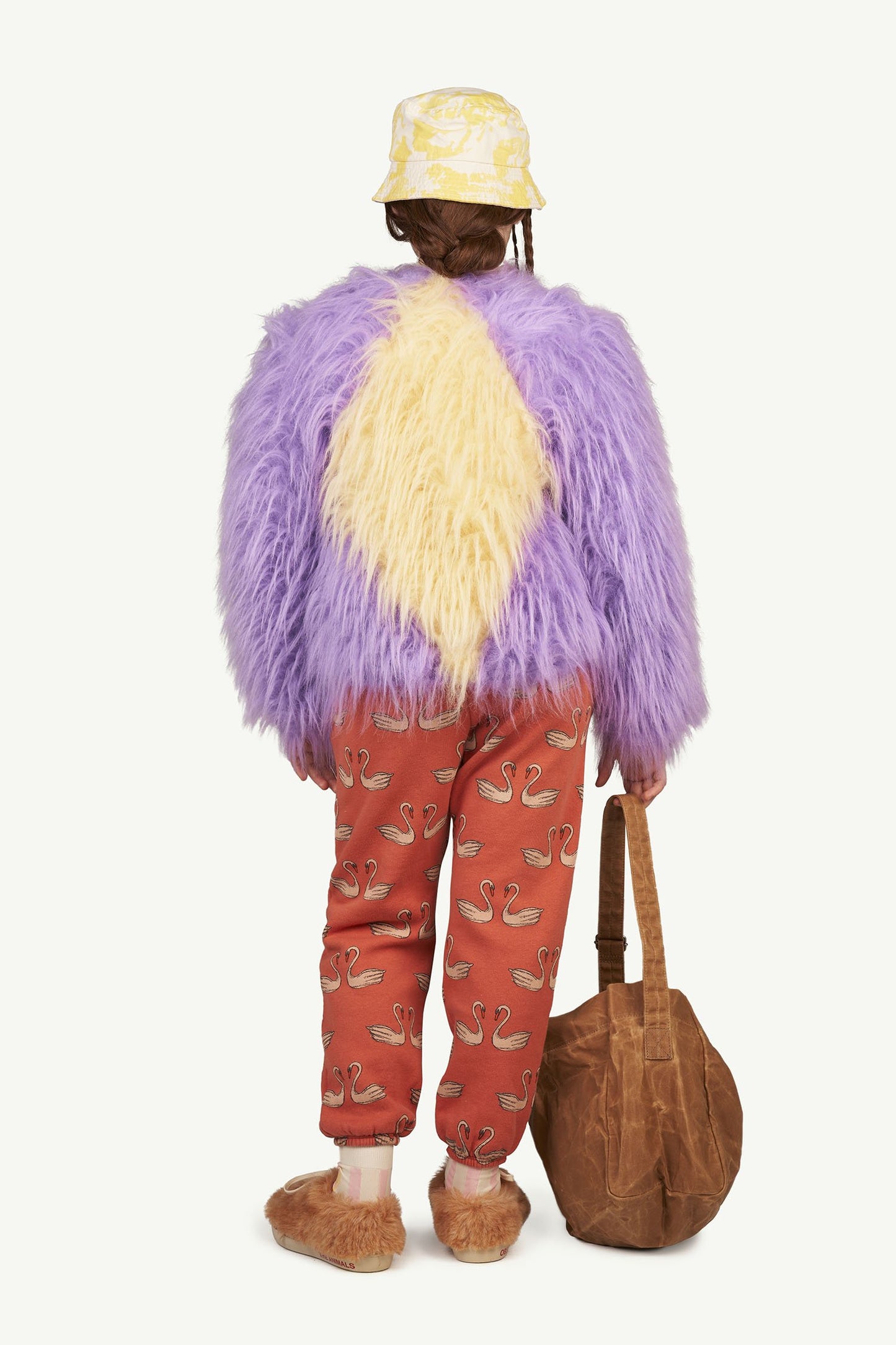 女童紫色Logo夹克