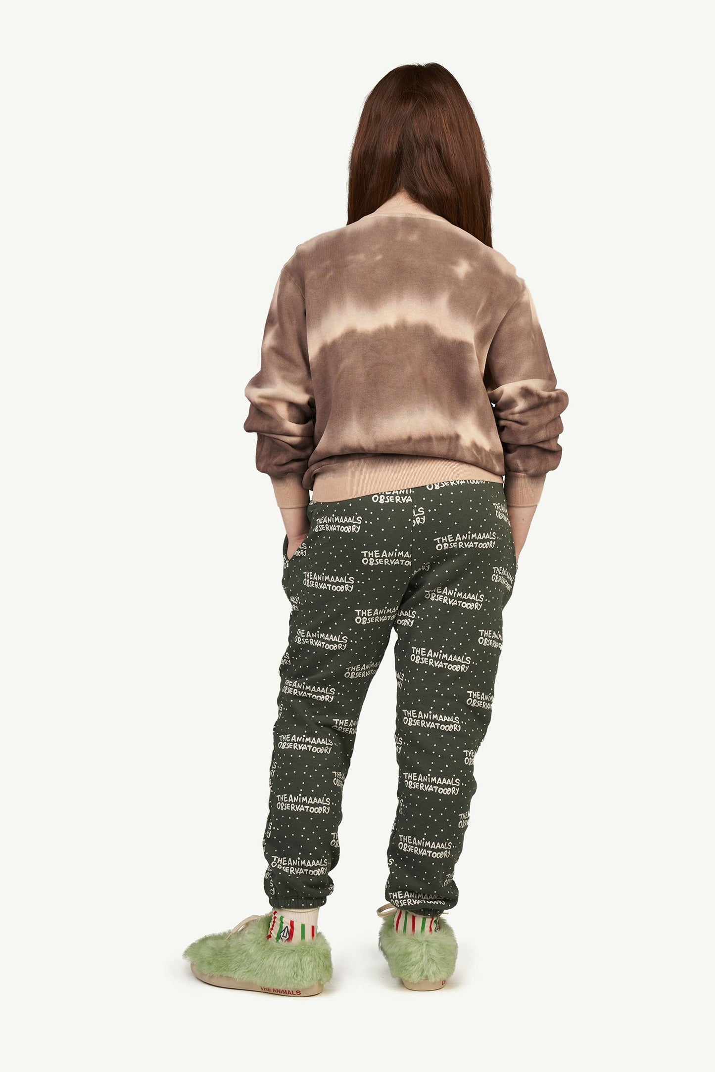 儿童深粉色拉链上衣