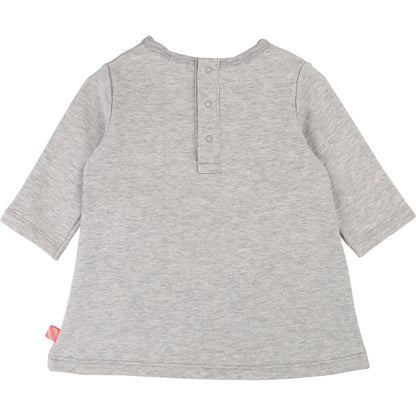 Baby Girls Grey Cotton Dress