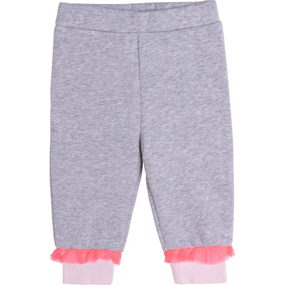 女婴灰色棉套装