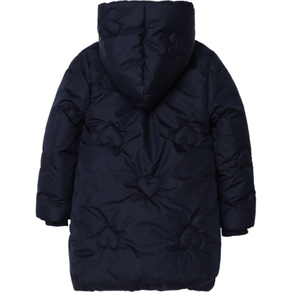 Girls Indigo Blue Padded Coat