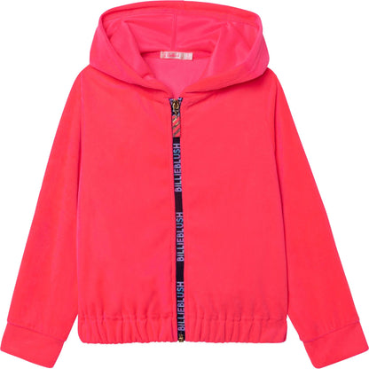 女童粉色刺绣套装