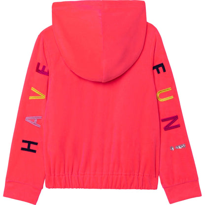 女童粉色刺绣套装