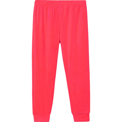 女童粉色刺绣套装