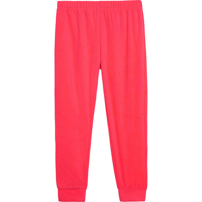 女童粉色刺绣套装