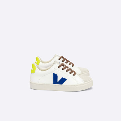 儿童白色"V"板鞋