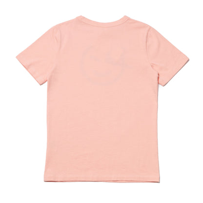 Girls Pink Logo Cotton Dress