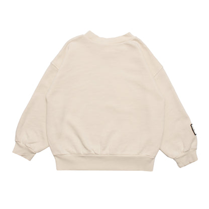 儿童白色棉卫衣