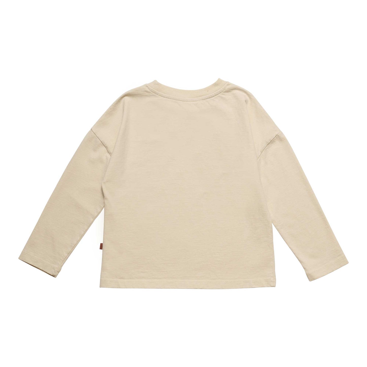 儿童白色印花棉T恤