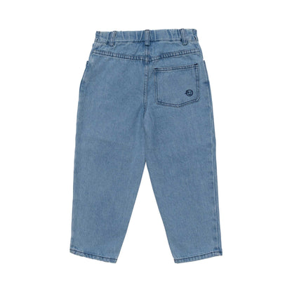 儿童蓝色牛仔长裤