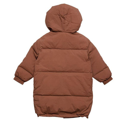 儿童深粉色羽绒外套