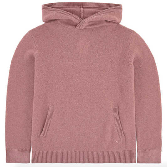 Girls Powder Pink Cashmere Sweater